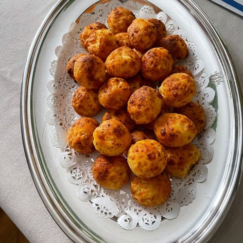 Pao de queijo raclette -